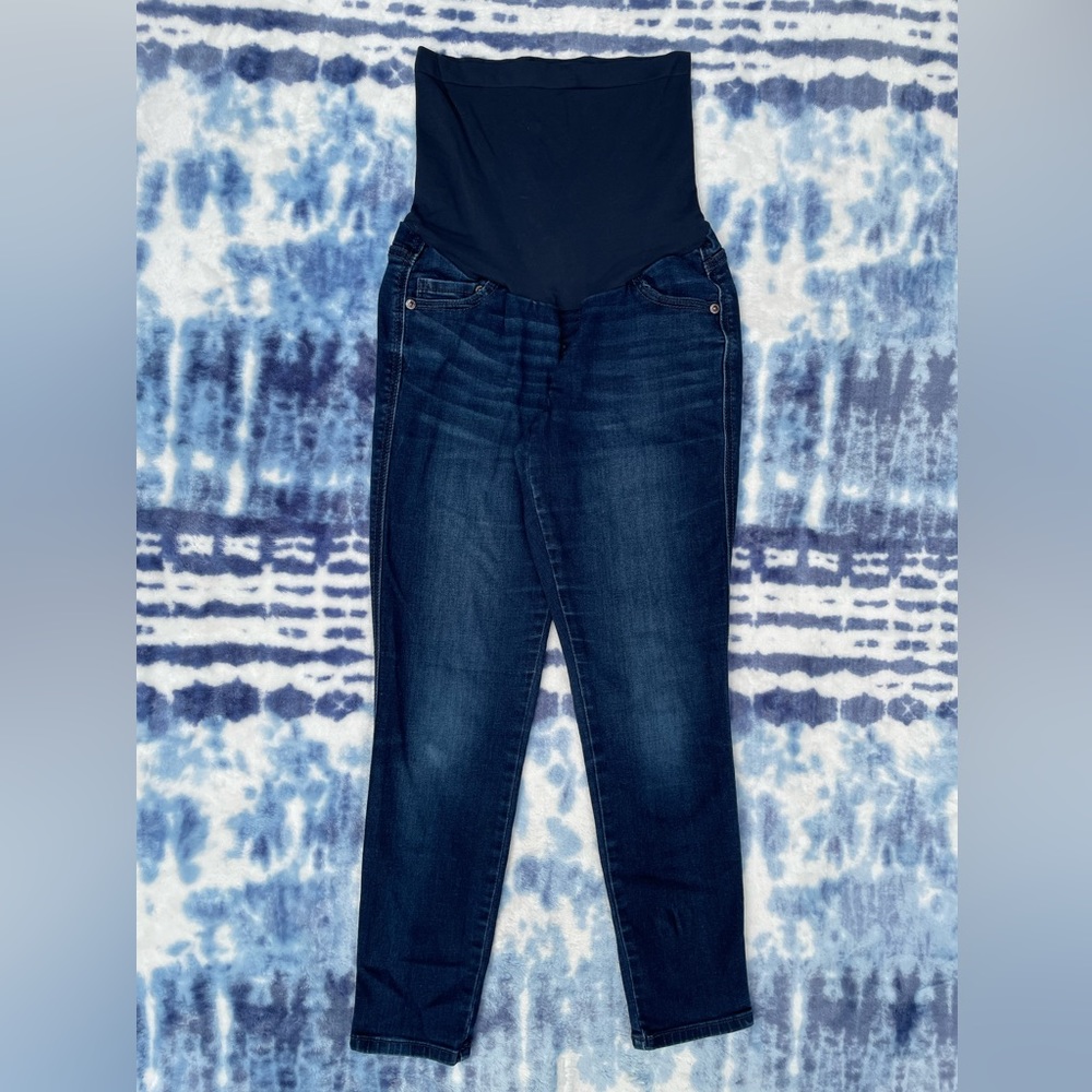 Dark Blue Wash Seven7 Maternity Jeans size 4 like NWOT